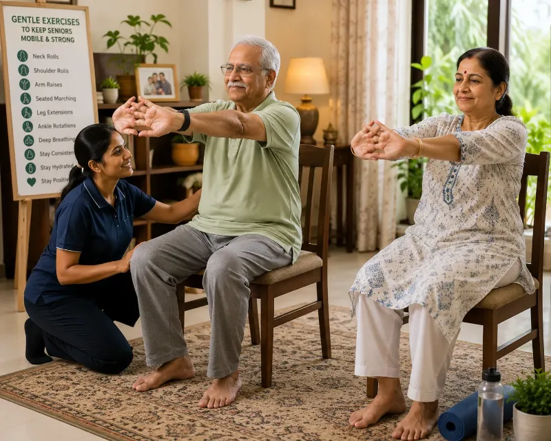 Gentle exercises to keep seniors mobile and strong
