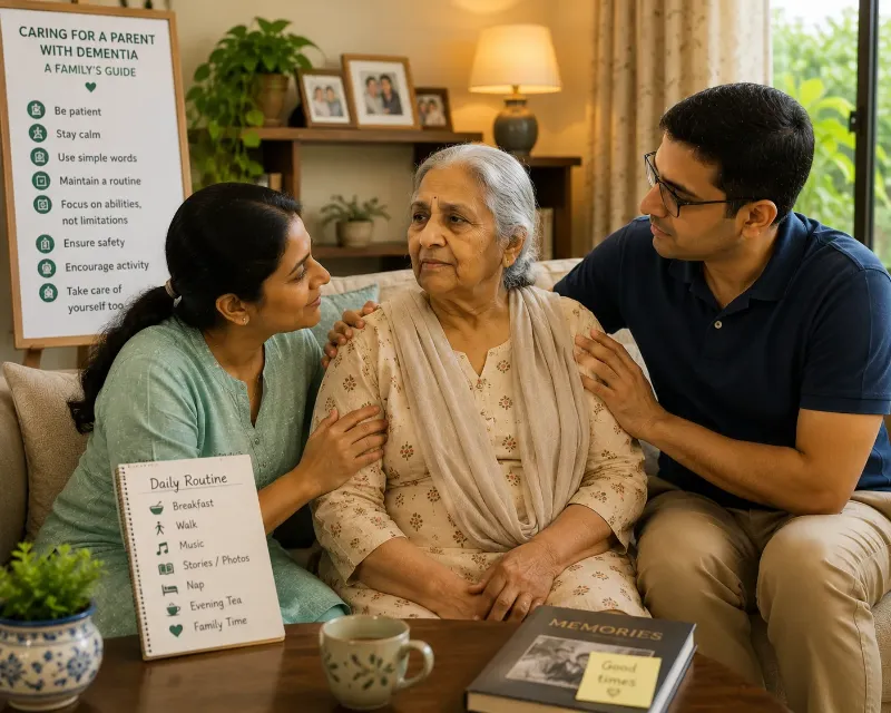 Caring for a parent with dementia